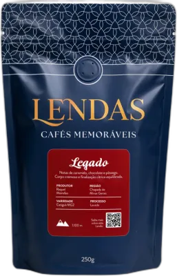 Legado, da torrefação Lendas Cafés