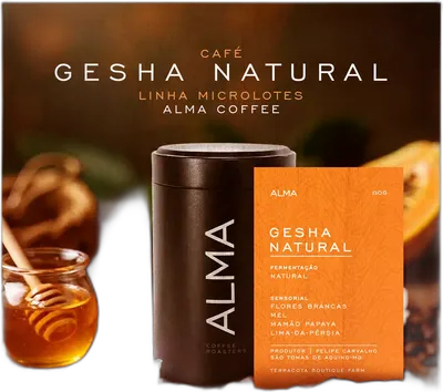 Café Mel e Papaya - Gesha Natural