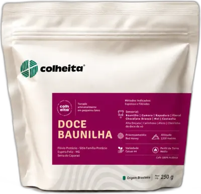 Doce Baunilha, da torrefação Colheita Café