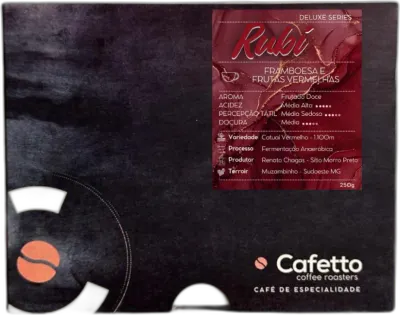 Rubi, da torrefação Cafetto Coffee Roasters