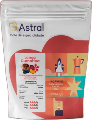 Lança Cumarina, da torrefação Astral Torrefação