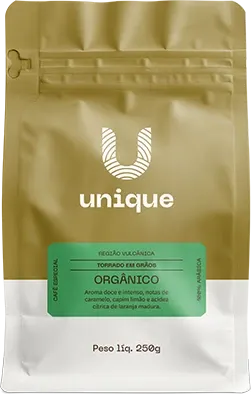 Orgânico, da torrefação Unique Cafés
