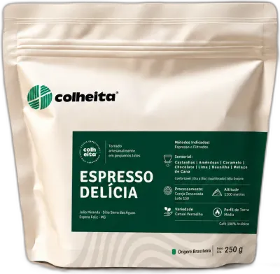 Espresso Delícia, da torrefação Colheita Café