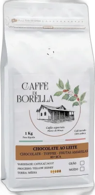 Chocolate ao Leite, da torrefação Di Borella