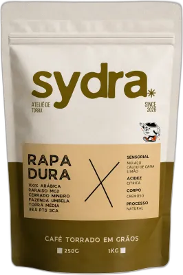 Rapadura, da torrefação Sydra Cafés Especiais