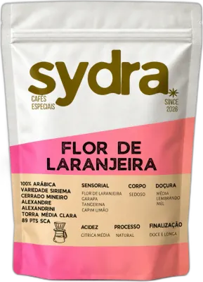 Flor de Laranjeira, da torrefação Sydra Cafés Especiais