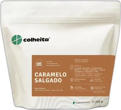 Caramelo Salgado, da torrefação Colheita Café