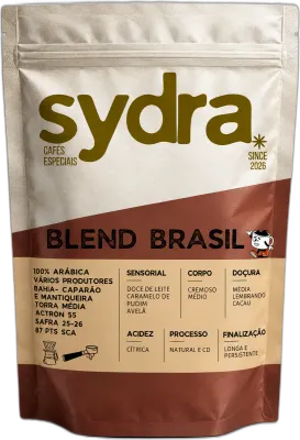 Blend Brasil, da torrefação Sydra Cafés Especiais