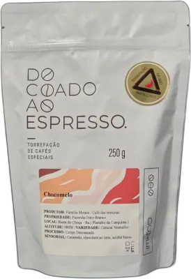 Chocomelo, da torrefação Do Coado ao Espresso