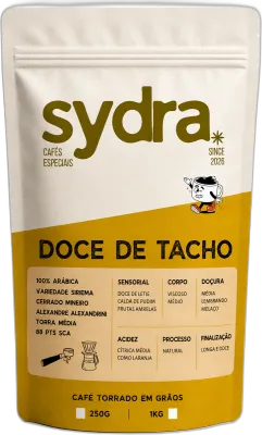 Doce De Tacho, da torrefação Sydra Cafés Especiais