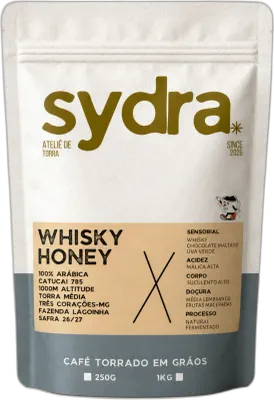 Whisky Honey, da torrefação Sydra Cafés Especiais