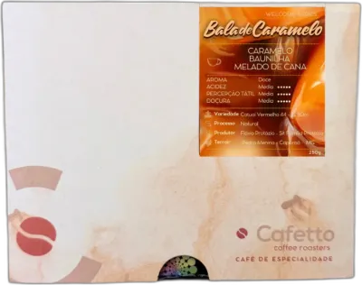 Bala de Caramelo, da torrefação Cafetto Coffee Roasters