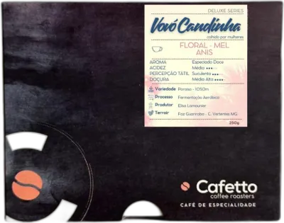 Vovó Candinha, da torrefação Cafetto Coffee Roasters