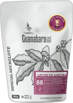 Licor De Amora, da torrefação Guanabara Cafés Especiais