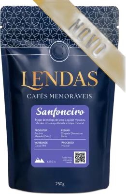 Sanfoneiro, da torrefação Lendas Cafés