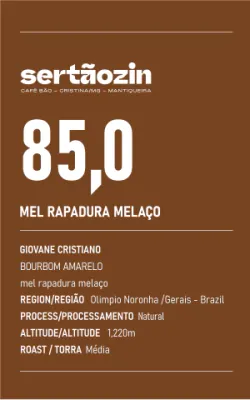 Mel Rapadura Melaço — Sertãozinho Cafés Especiais
