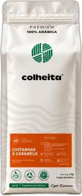 Castanhas e Caramelo, da torrefação Colheita Café