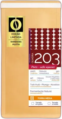 203 Robusta Amazônico Fermentado, da torrefação Pilotis Cafés Especiais