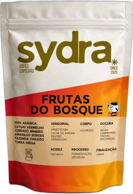 Frutas Do Bosque, da torrefação Sydra Cafés Especiais