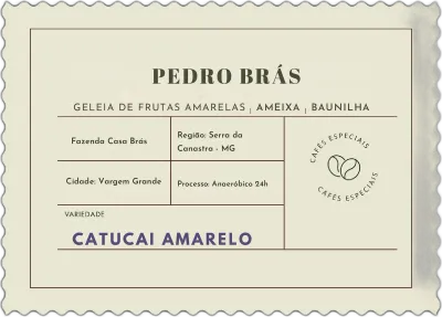 Pedro, da torrefação Sabino Coffee