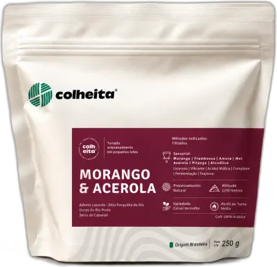 Morango e Acerola, da torrefação Colheita Café