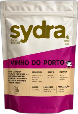 Vinho do Porto, da torrefação Sydra Cafés Especiais