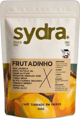 Frutadinho, da torrefação Sydra Cafés Especiais