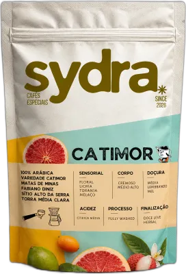 Catimor, da torrefação Sydra Cafés Especiais