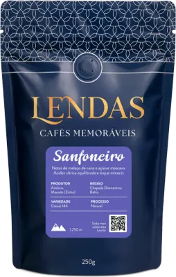 Sanfoneiro, da torrefação Lendas Cafés