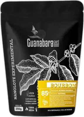 Nanolote Bourbon Amarelo, da torrefação Guanabara Cafés Especiais