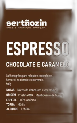Espresso Chocolate e Caramelo — Sertãozinho Cafés Especiais
